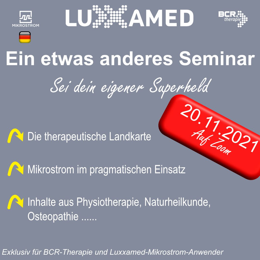 Superhelden-Seminar-BCR-Therapie-Luxxamed-Mikrostrom